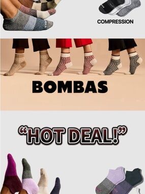 Unlisted Bombas Feetures Figs VoxxLifes socks 🧦 New without tags
